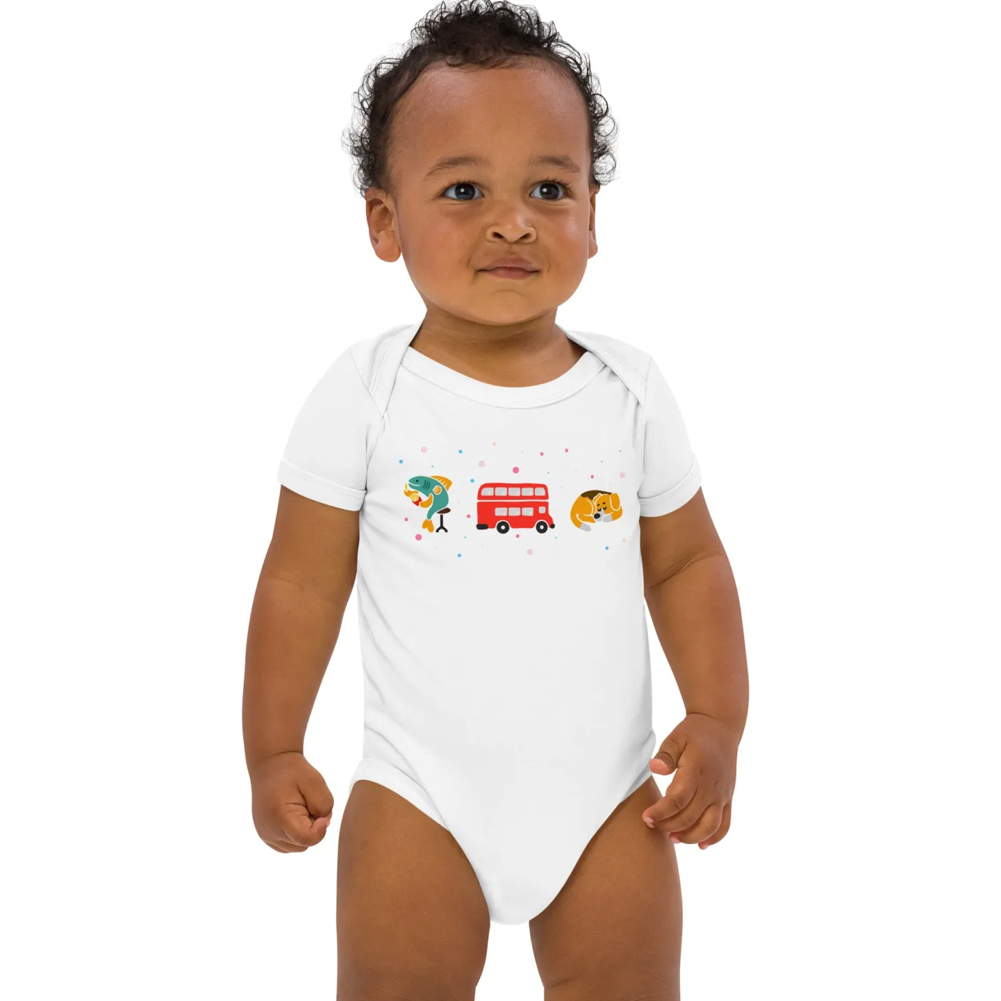 london_doodles__fish_amp_chips__bus__corgi__organic_cotton_baby_bodysuit_2.webp Cheap London Doodles - Fish & Chips / Bus / Corgi - Organic Cotton Baby Bodysuit Kids Clothing | Children & Baby Clothing
