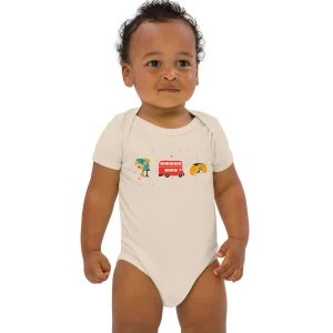 Cheap London Doodles - Fish & Chips / Bus / Corgi - Organic Cotton Baby Bodysuit Kids Clothing | Children & Baby Clothing