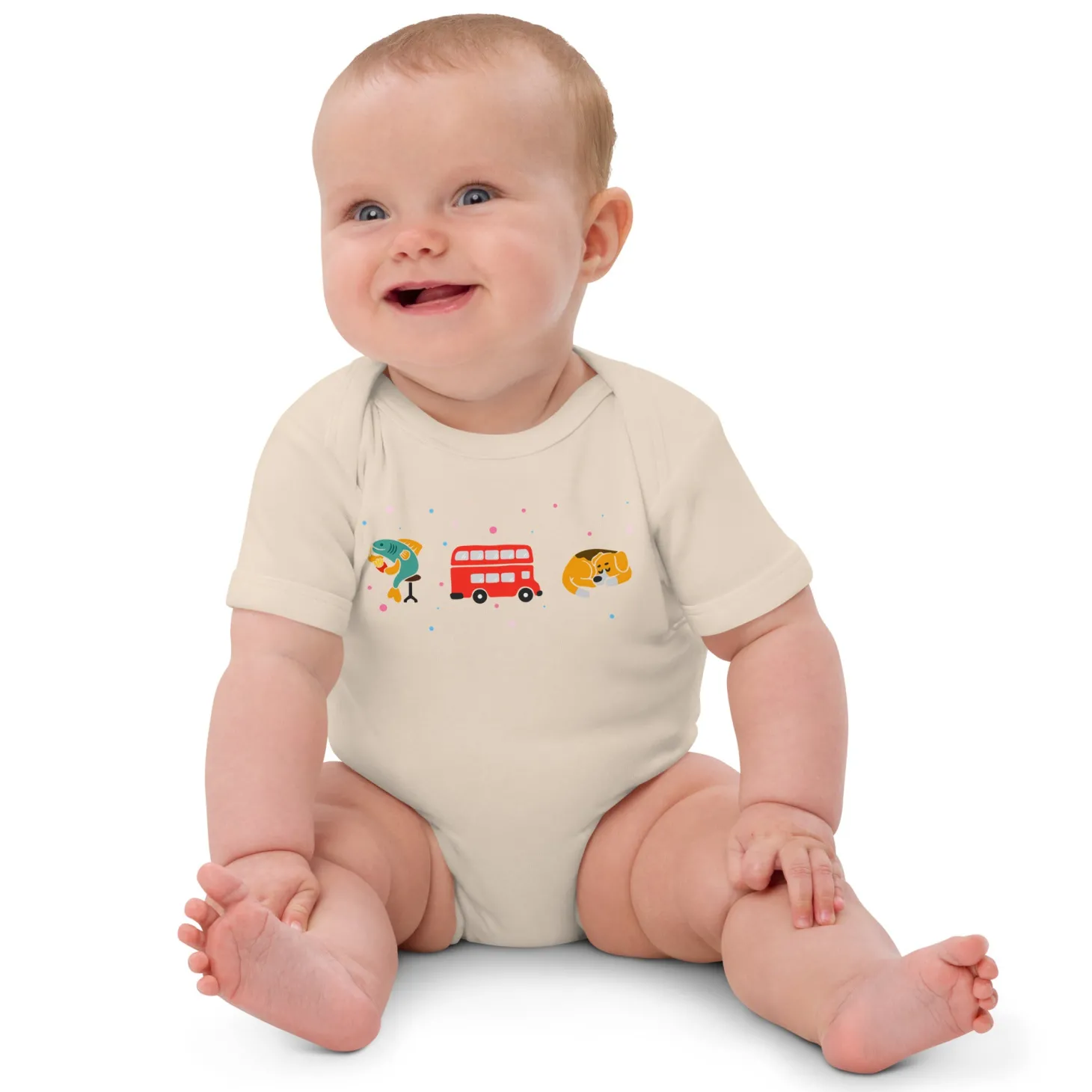 london_doodles__fish_amp_chips__bus__corgi__organic_cotton_baby_bodysuit_5.webp Cheap London Doodles - Fish & Chips / Bus / Corgi - Organic Cotton Baby Bodysuit Kids Clothing | Children & Baby Clothing