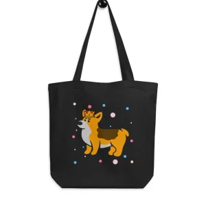 Store London Doodles - Royal Corgi - Eco Tote Bag Bags | London Gifts