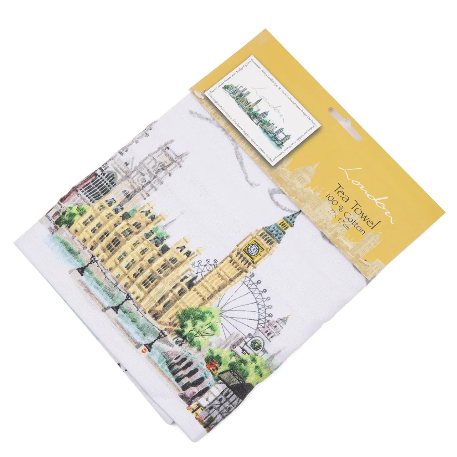 london_landmark_tea_towel_1.webp Store London Tea Towel Tea Towels | London Gifts