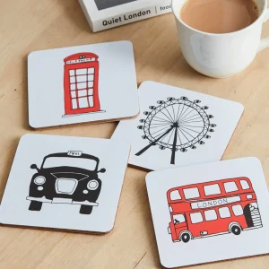 Sale London Skyline Coaster Set by Coasters | London Gifts