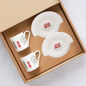 Online London Skyline Espresso Cups Set by Mugs | Luxury Gifts