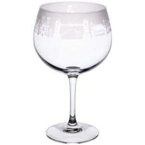 Clearance London Skyline Milford Gin Balloon Glass Glasses & Glassware | Luxury Gifts