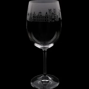 Clearance London Skyline Milford Wine Glass Glasses & Glassware | Luxury Gifts