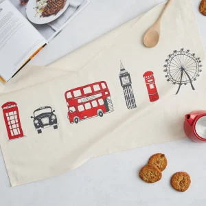 Store London Skyline Tea Towel by Tea Towels | London Gifts