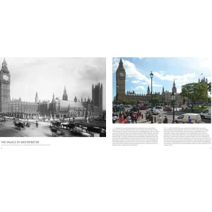 Cheap London Then And Now Book By Vaughan Grylls Books About London | London Gifts