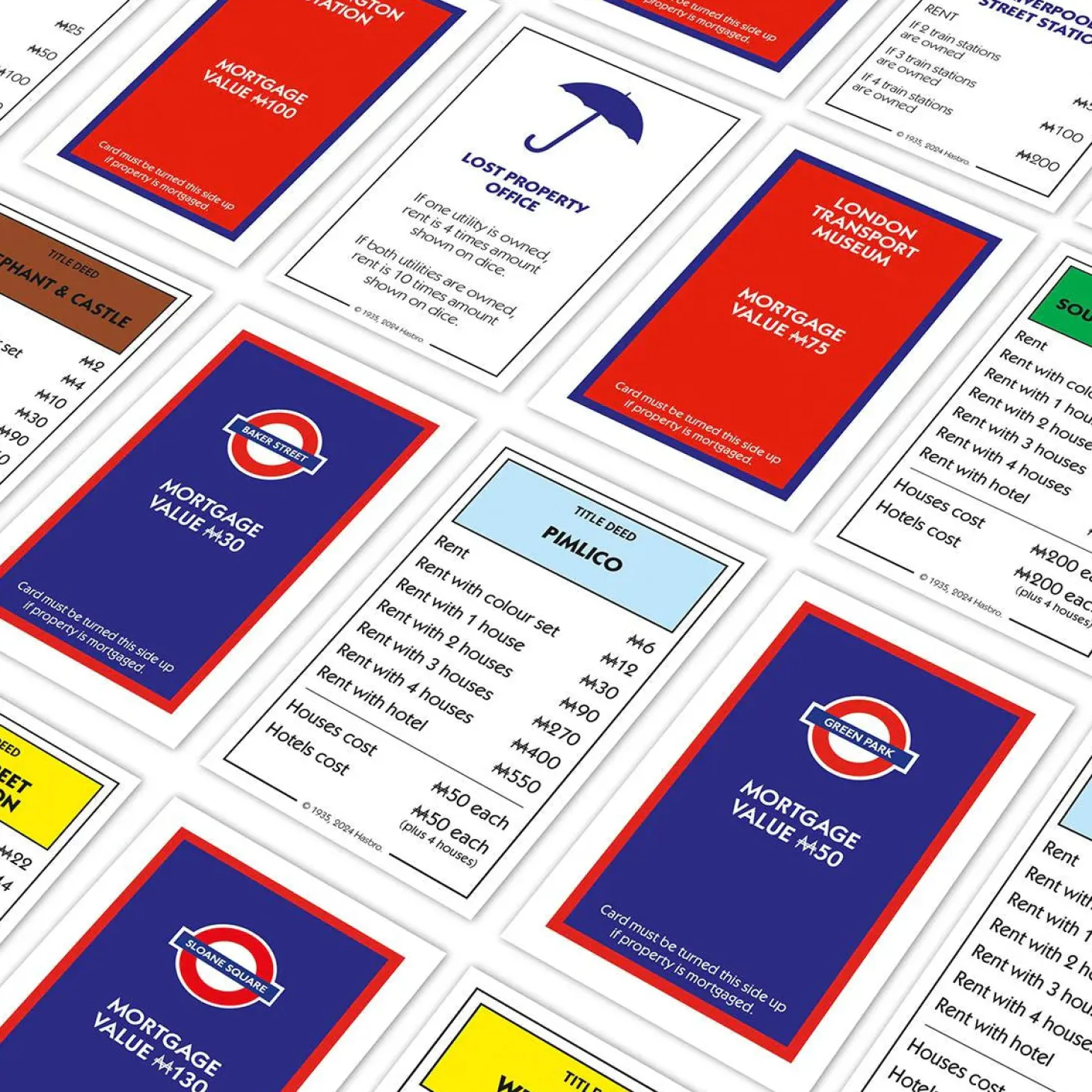 london_underground_monopoly_board_game_2.webp Flash Sale London Underground Monopoly Board Game Kids Toys | Toys & Games