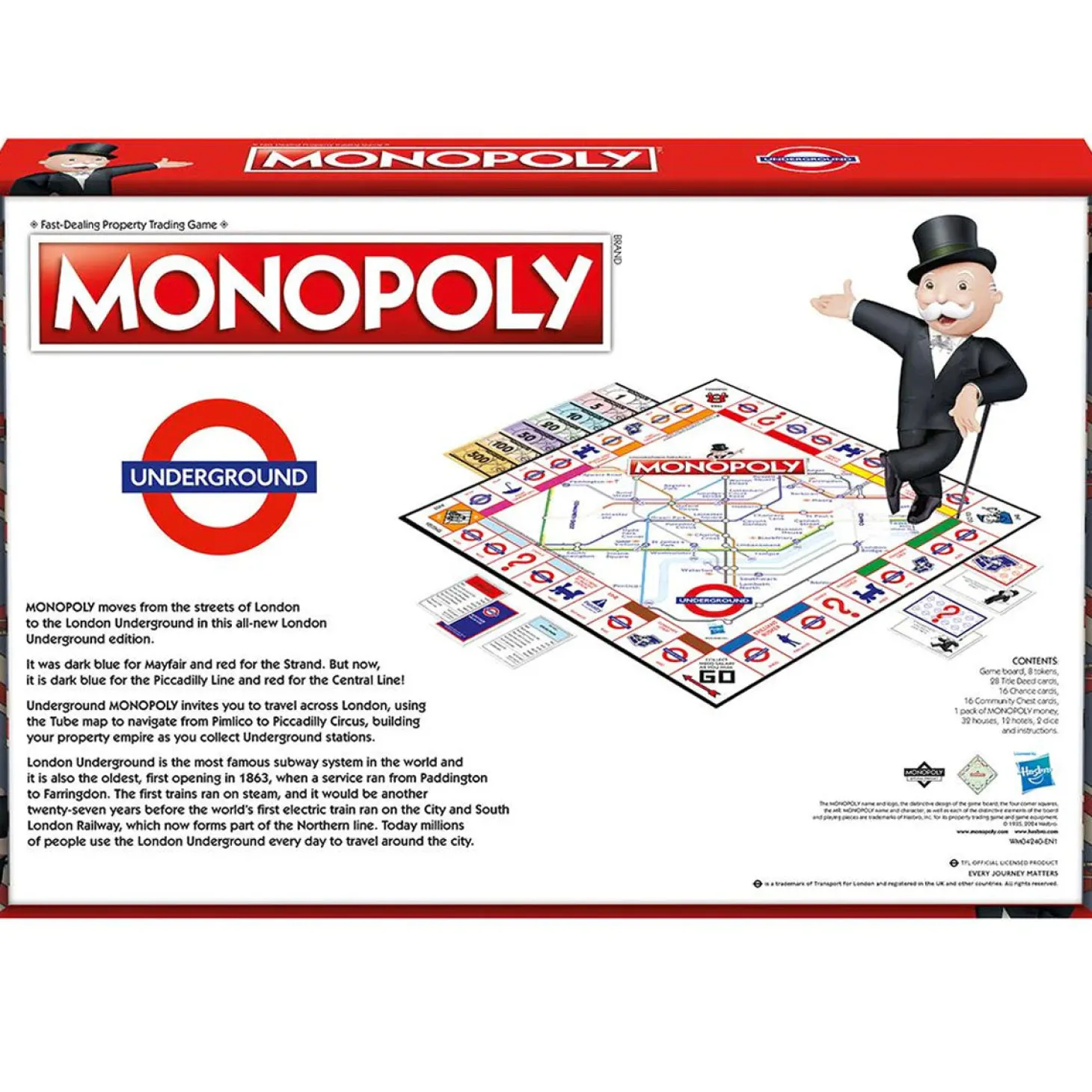 london_underground_monopoly_board_game_4.webp Flash Sale London Underground Monopoly Board Game Kids Toys | Toys & Games