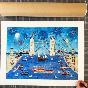 New The Wonder Bridge A2 Art Print - Limited Edition, Numbered And Signed By Artist Prints & Posters | Luxury Gifts