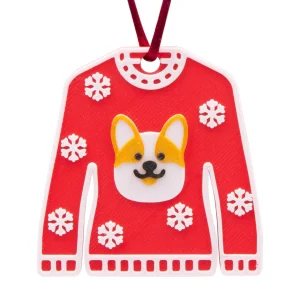 Fashion Christmas Jumper Corgi Decoration Christmas Decorations | Christmas Decorations