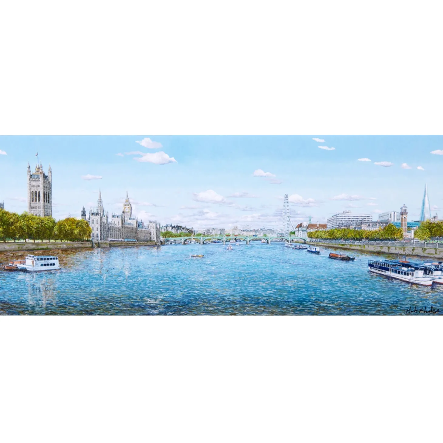 mark_f_lodge_thames_view_from_lambeth_bridge_giclee_print_1.webp New Mark F Lodge Thames View From Lambeth Bridge Giclee Print Prints & Posters