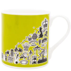 Online British Mug - Green Mugs