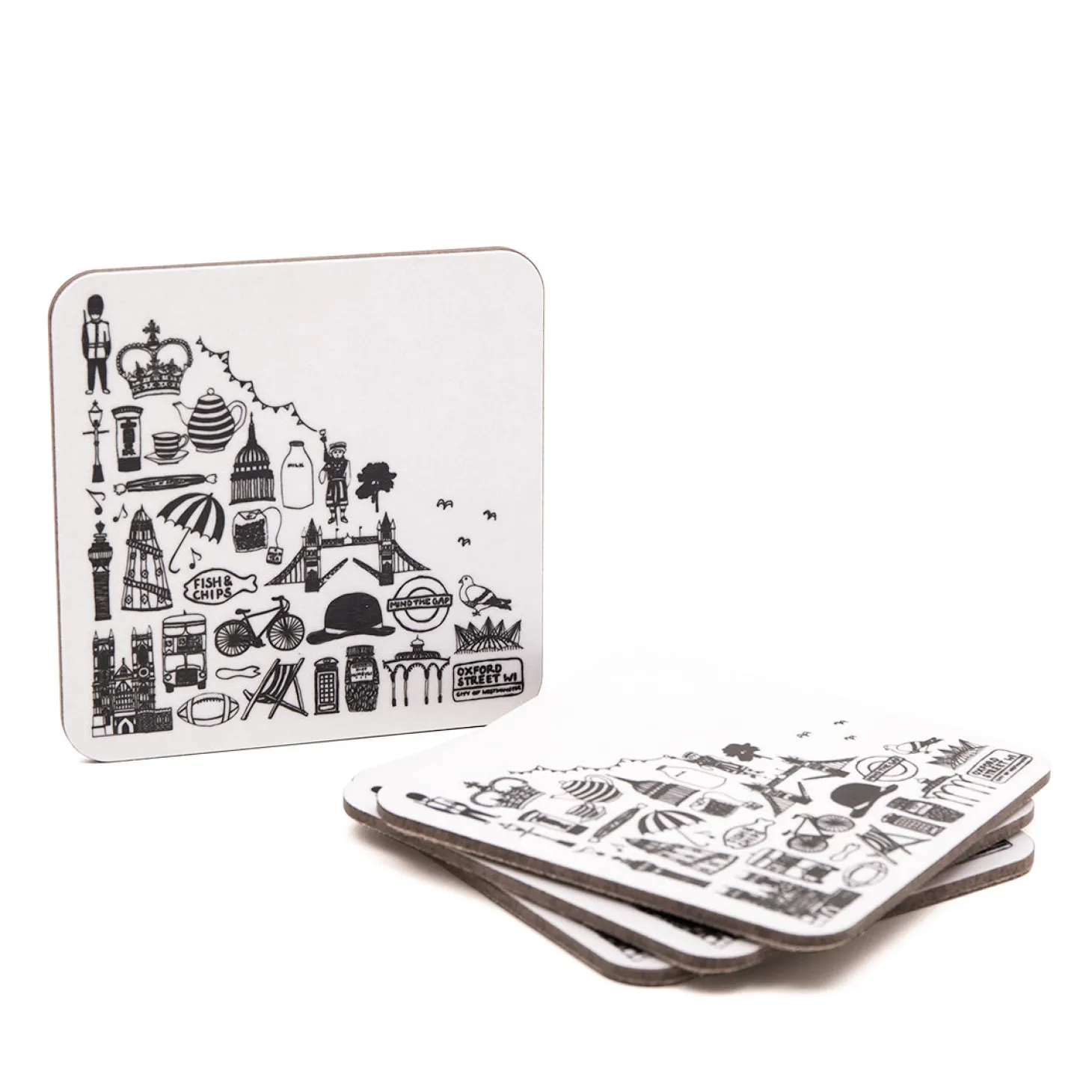 martha_mitchell_british_square_coasters_set_0.webp Cheap British Square Coasters Set Coasters