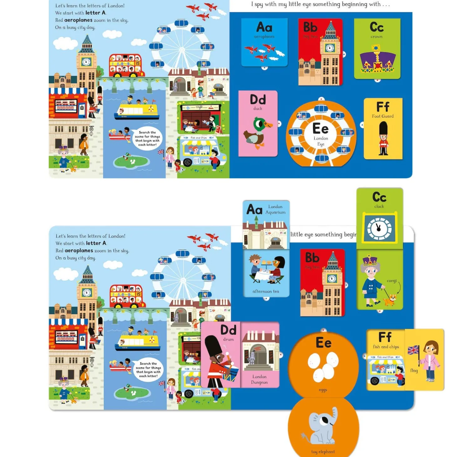 my_first_london_alphabet_by_marion_billet__ispy_flap_book_1.webp Online My First London Alphabet by Marion Billet - I-Spy Flap Book Children's Books | London Gifts