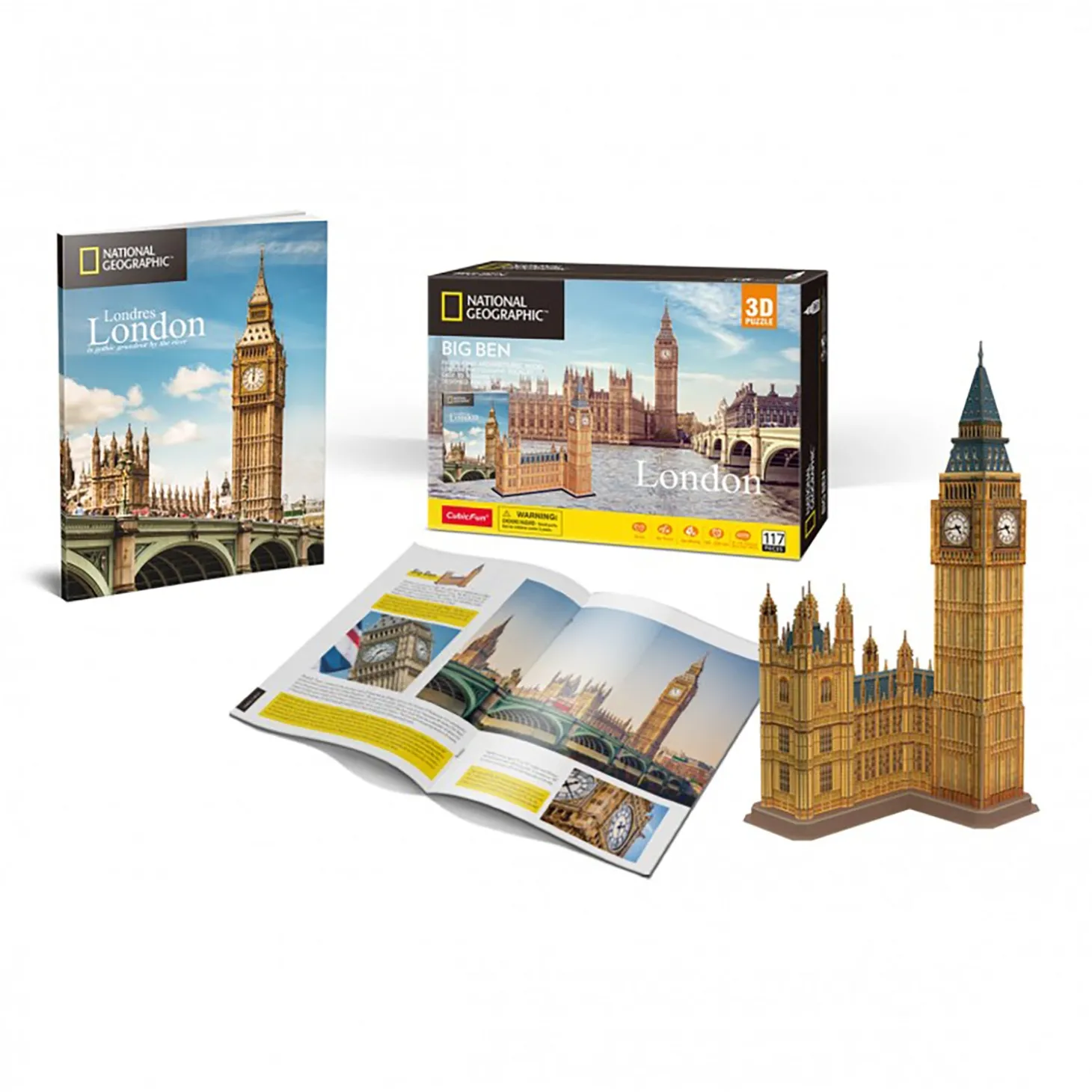 national_geographic_big_ben_d_model_and_photo_book_1.webp Outlet Big Ben 3D Model and Photo Book Kids Models And Puzzles | Toys