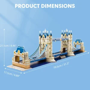 Discount Tower Bridge 3D Model and Photo Book Kids Tower Bridge Toys & Games | Tower Bridge Gifts