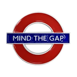 Best Sale Pawprint Mind The Gap Roundel Pin Badge Jewellery & Pins