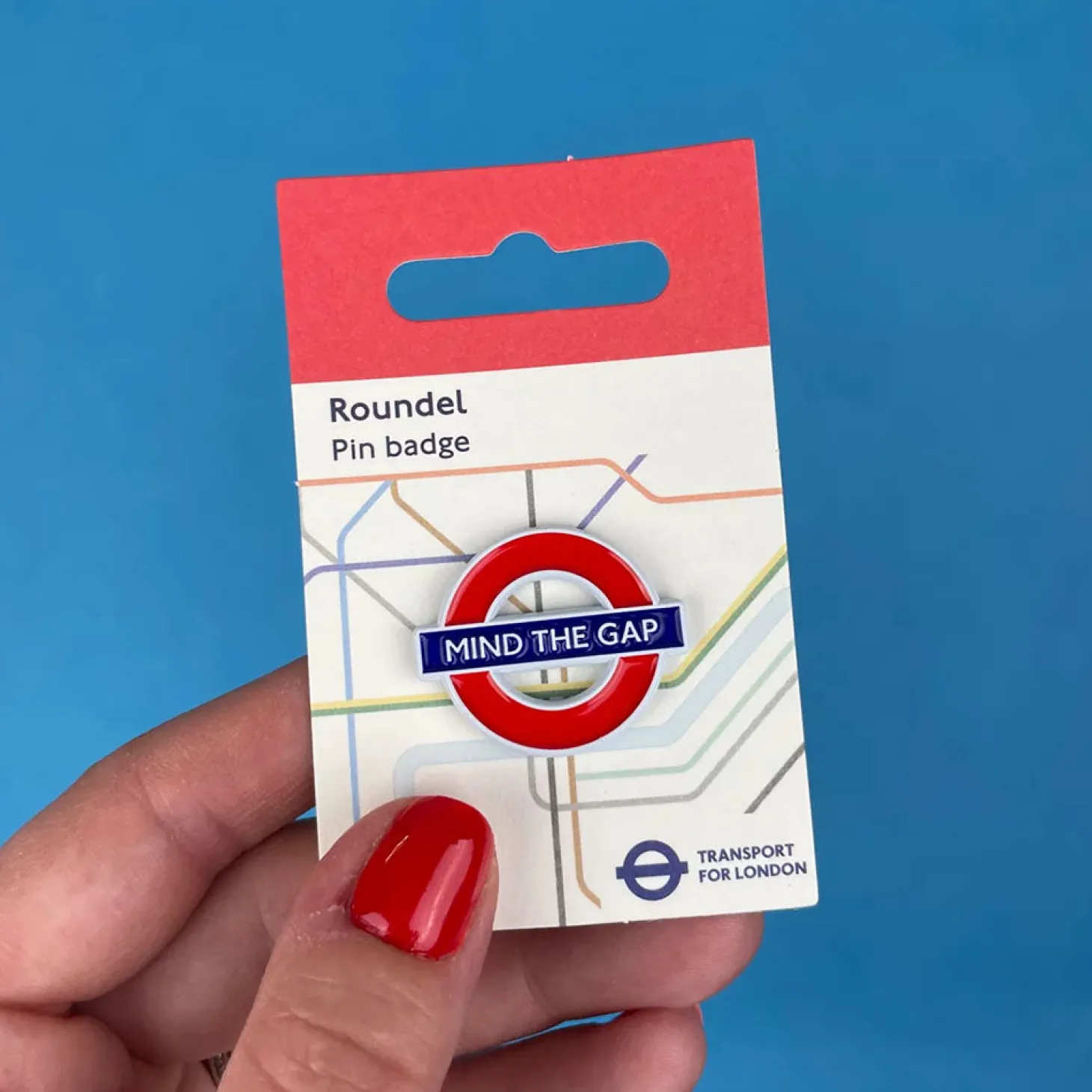 pawprint_mind_the_gap_roundel_pin_badge_2.webp Best Sale Pawprint Mind The Gap Roundel Pin Badge Jewellery & Pins