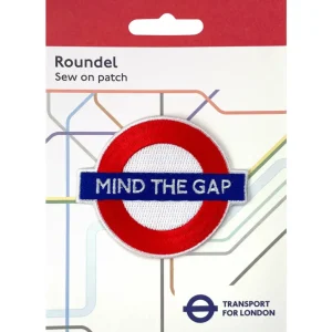 Best Sale Pawprint Mind The Gap Roundel Sew On Patch Bags