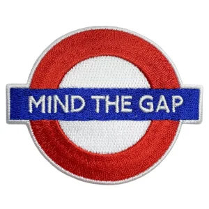 Best Sale Pawprint Mind The Gap Roundel Sew On Patch Bags
