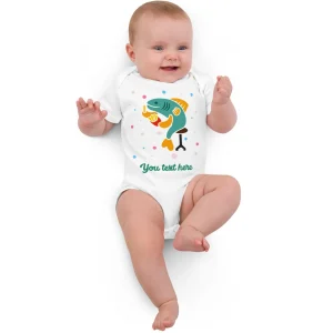 New Personalised Custom Text - Baby Bodysuit - London Doodles - Fish & Chips Kids Clothing | Children & Baby Clothing