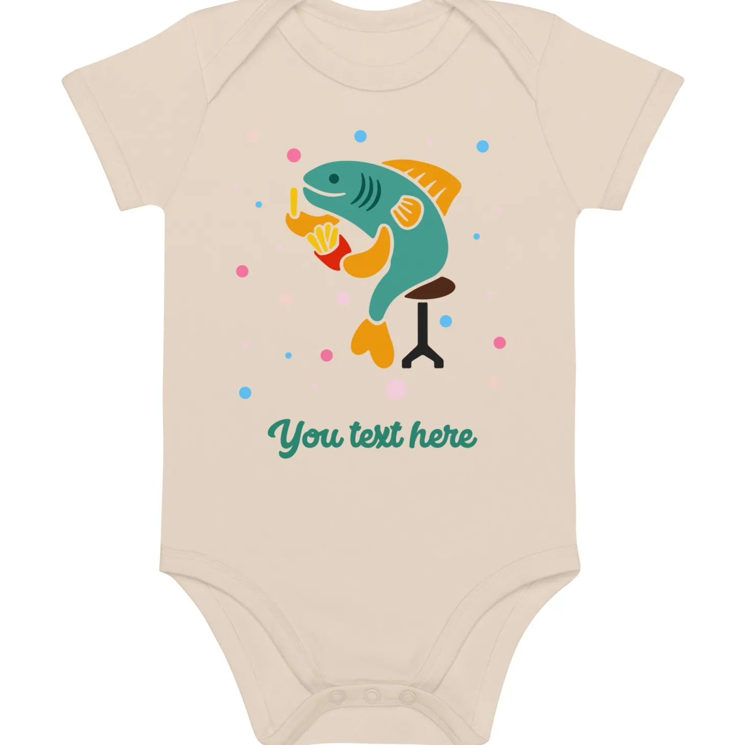 personalised_custom_text__baby_bodysuit__london_doodles__fish_amp_chips_3.webp New Personalised Custom Text - Baby Bodysuit - London Doodles - Fish & Chips Kids Clothing | Children & Baby Clothing