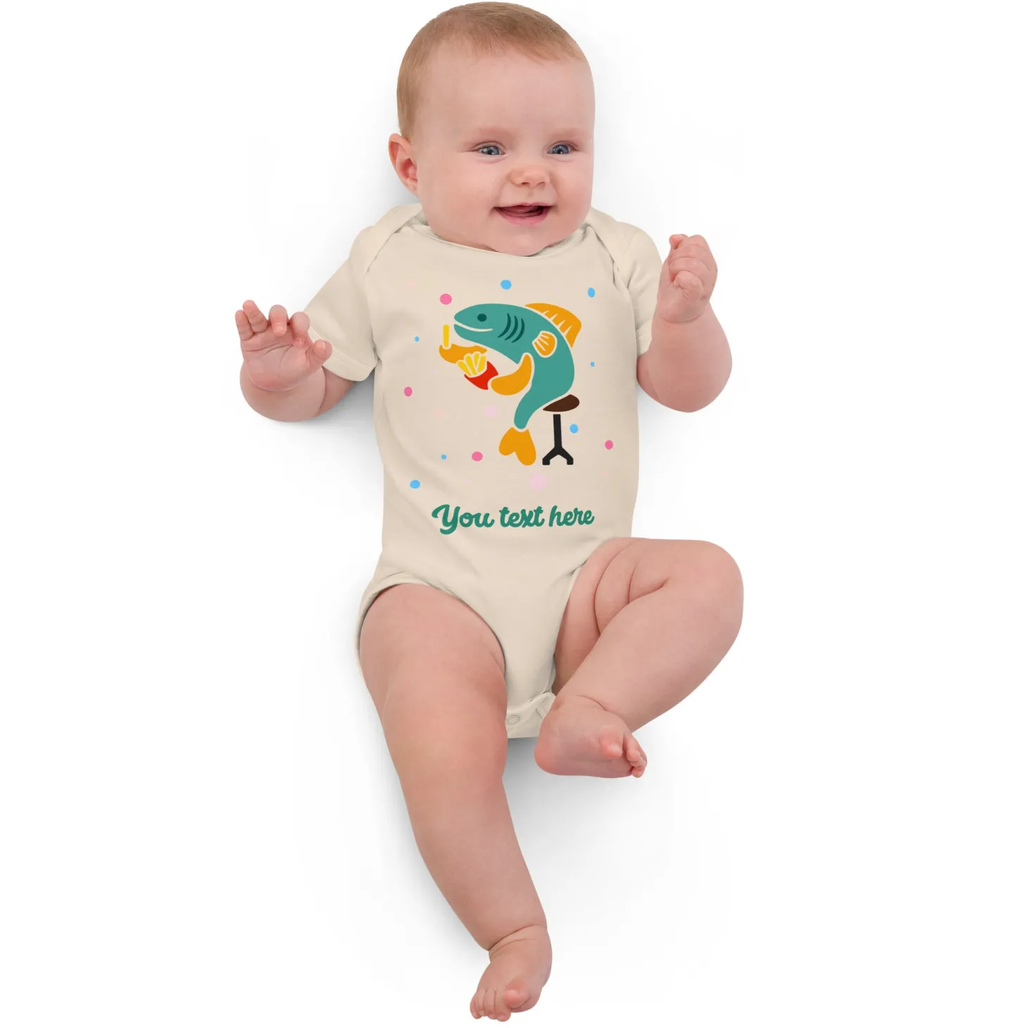 personalised_custom_text__baby_bodysuit__london_doodles__fish_amp_chips_5.webp New Personalised Custom Text - Baby Bodysuit - London Doodles - Fish & Chips Kids Clothing | Children & Baby Clothing