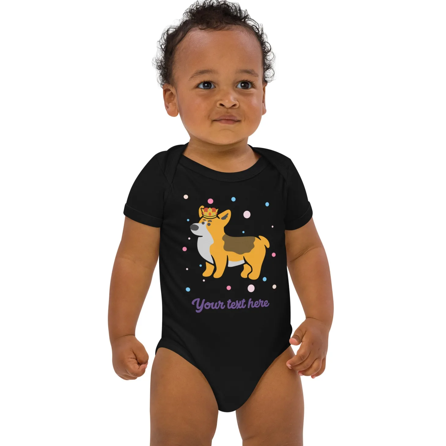 personalised_custom_text__baby_bodysuit__london_doodles__royal_corgi_7.webp Outlet Personalised Custom Text - Baby Bodysuit - London Doodles - Royal Corgi Kids Clothing | Children & Baby Clothing