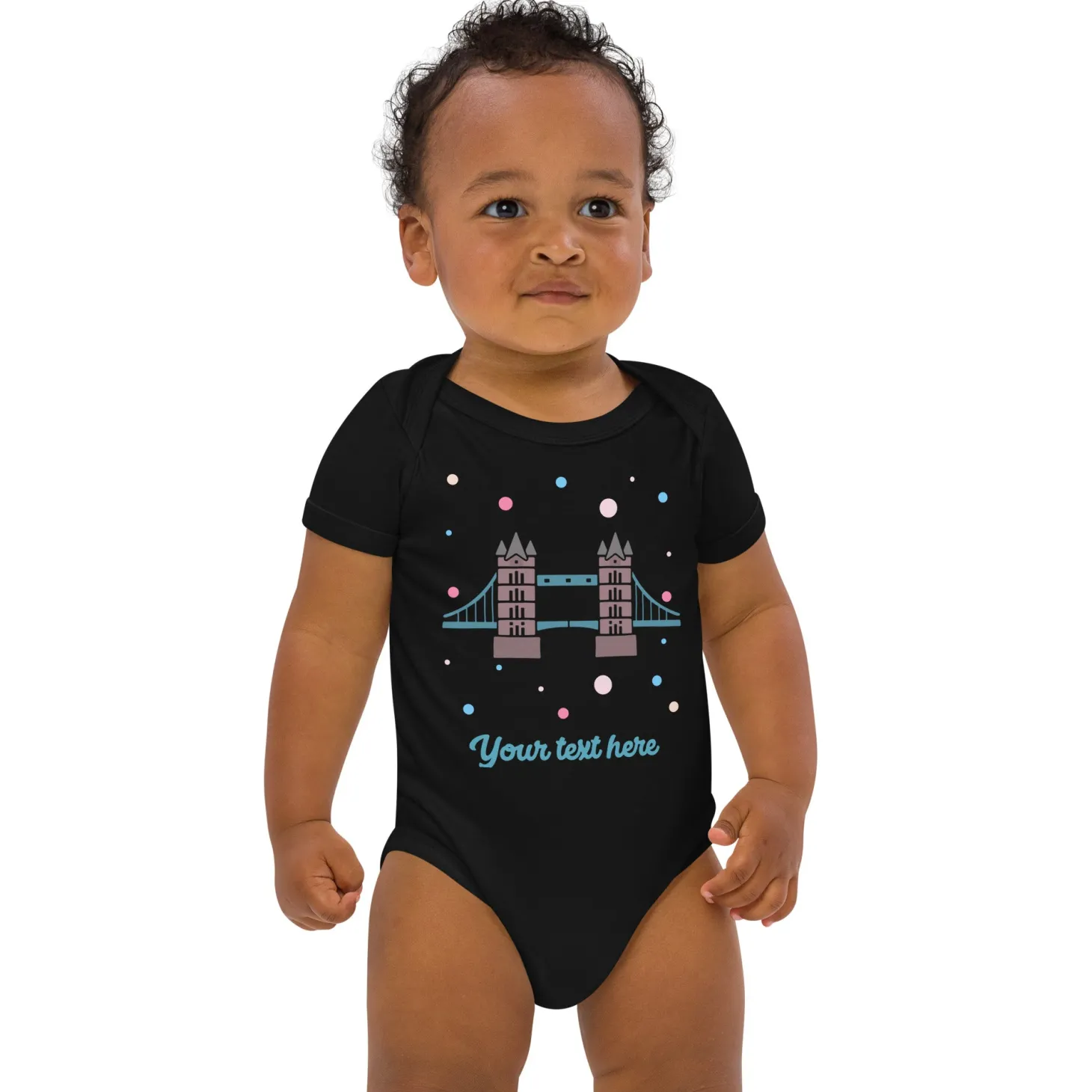 personalised_custom_text__baby_bodysuit__london_doodles__tower_bridge_8.webp Cheap Personalised Custom Text - Baby Bodysuit - London Doodles - Tower Bridge Kids Clothing | Children & Baby Clothing