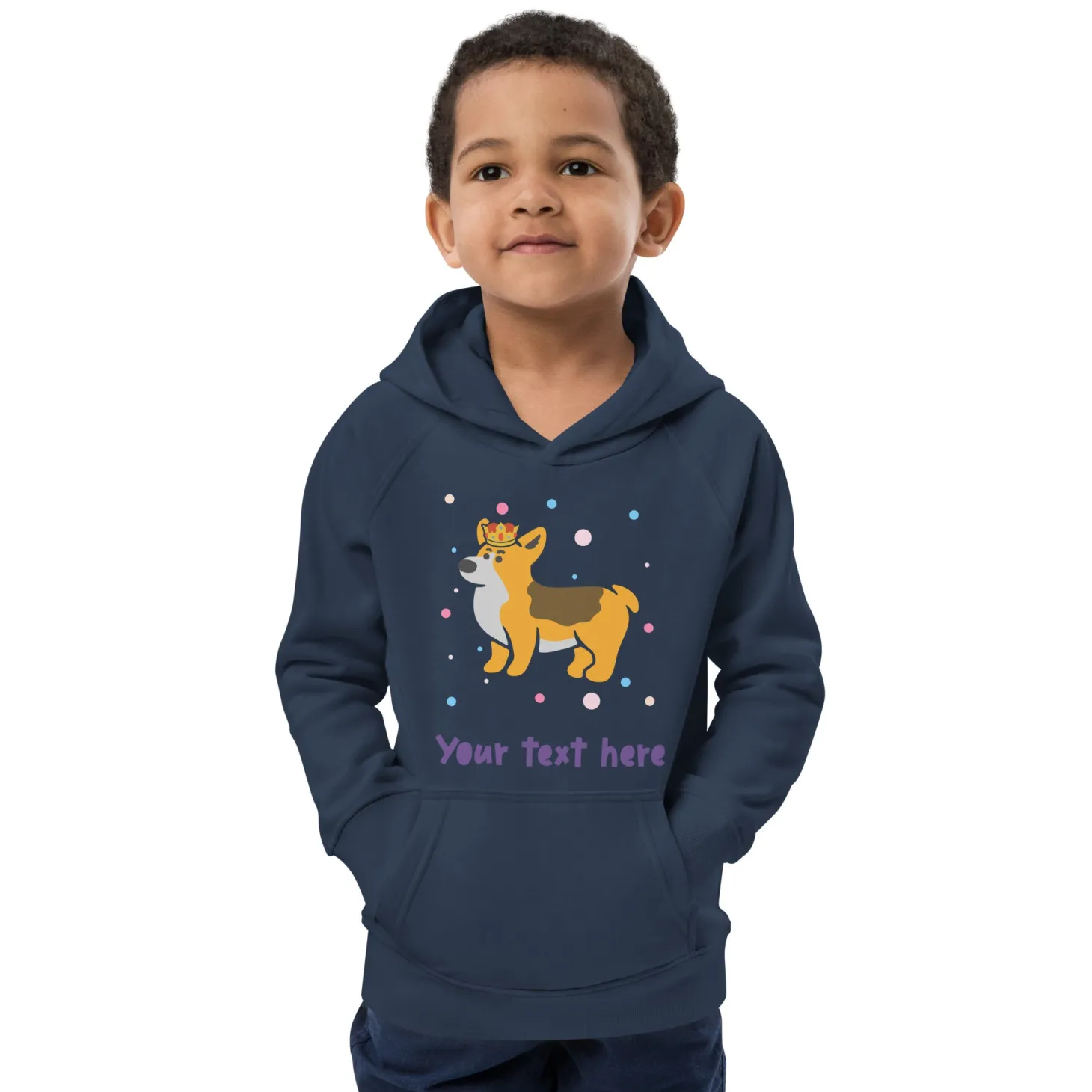 personalised_custom_text__kids_eco_hoodie__london_doodles__royal_corgi_5.webp Cheap Personalised Custom Text - Kids Eco Hoodie - London Doodles - Royal Corgi Kids Clothing | Children & Baby Clothing