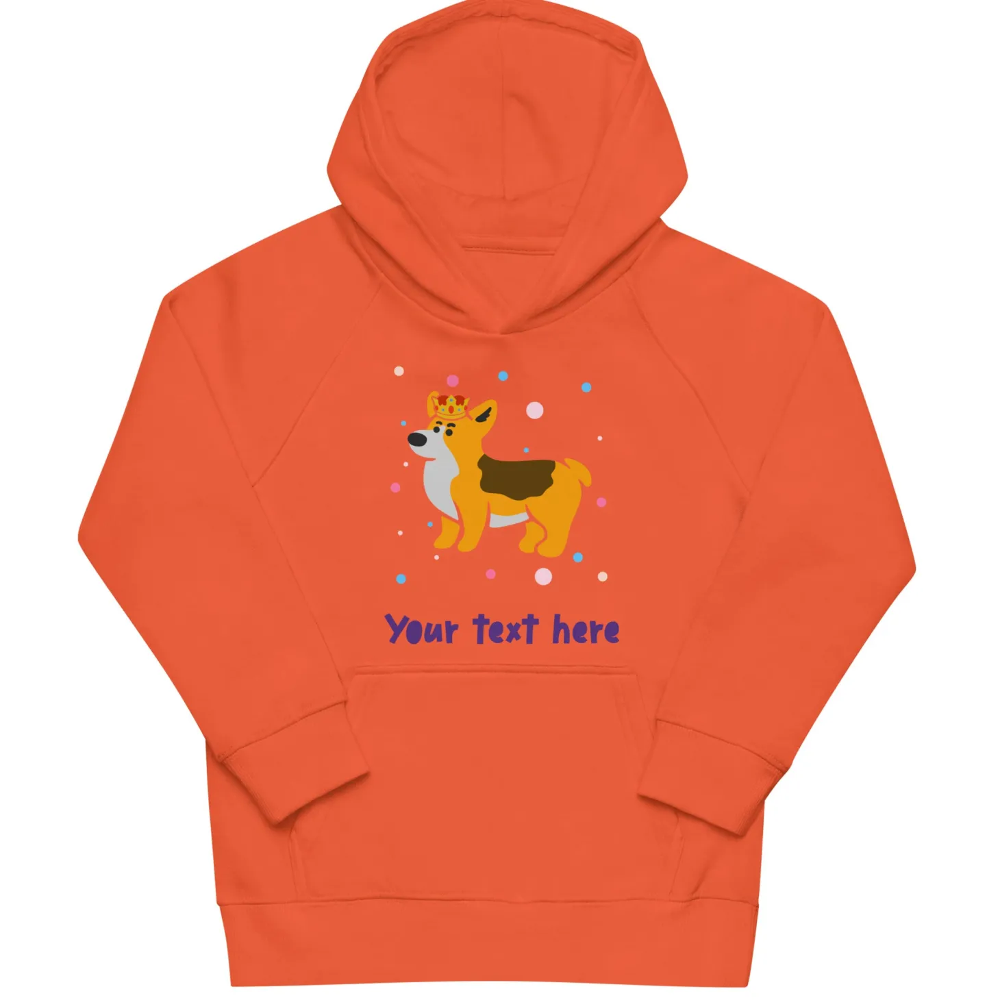 personalised_custom_text__kids_eco_hoodie__london_doodles__royal_corgi_6.webp Cheap Personalised Custom Text - Kids Eco Hoodie - London Doodles - Royal Corgi Kids Clothing | Children & Baby Clothing