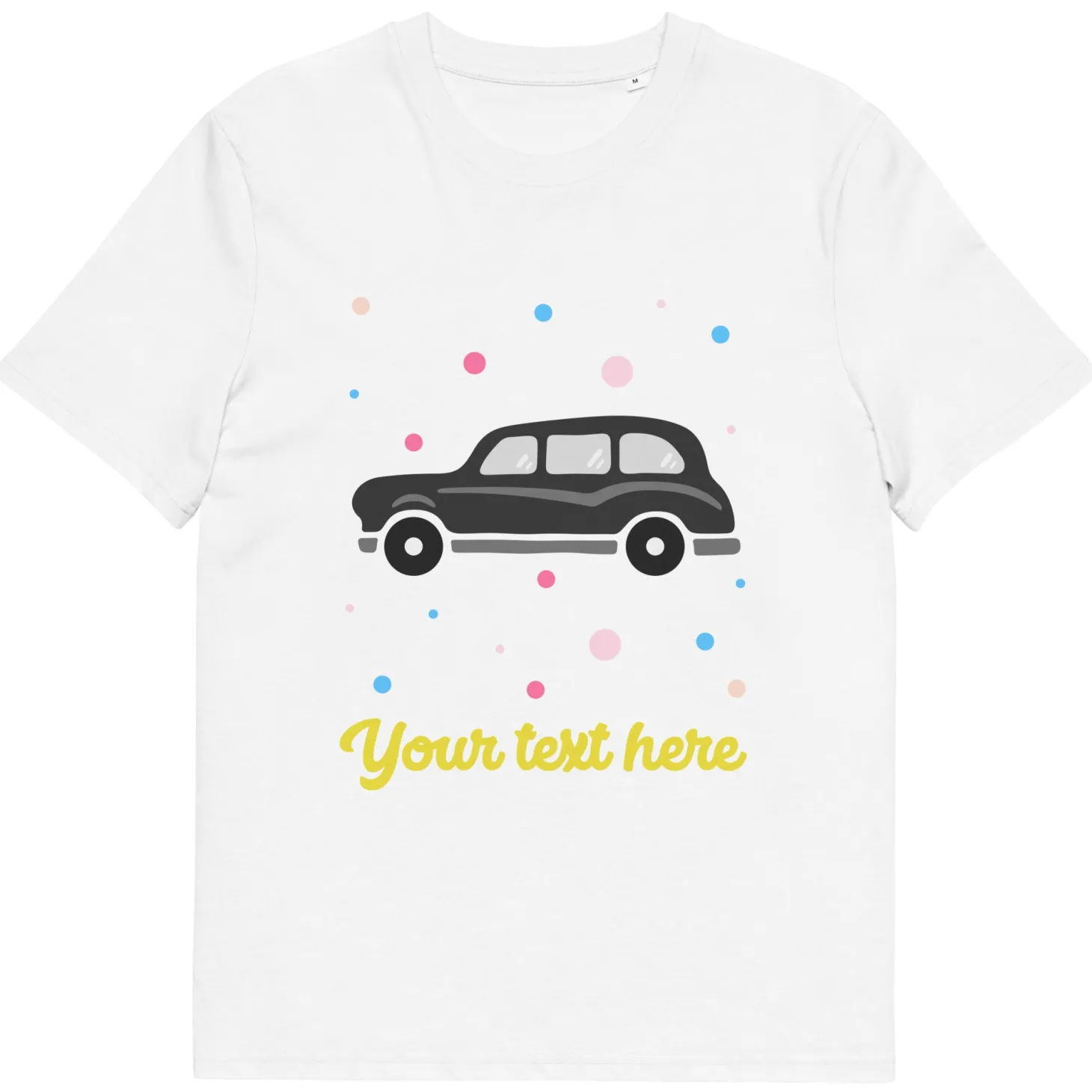personalised_custom_text__organic_cotton_adults_unisex_tshirt__london_doodles__black_taxi_6.webp Fashion Personalised Custom Text - Organic Cotton Adults Unisex T-Shirt - London Doodles - Taxi Clothing | London Gifts