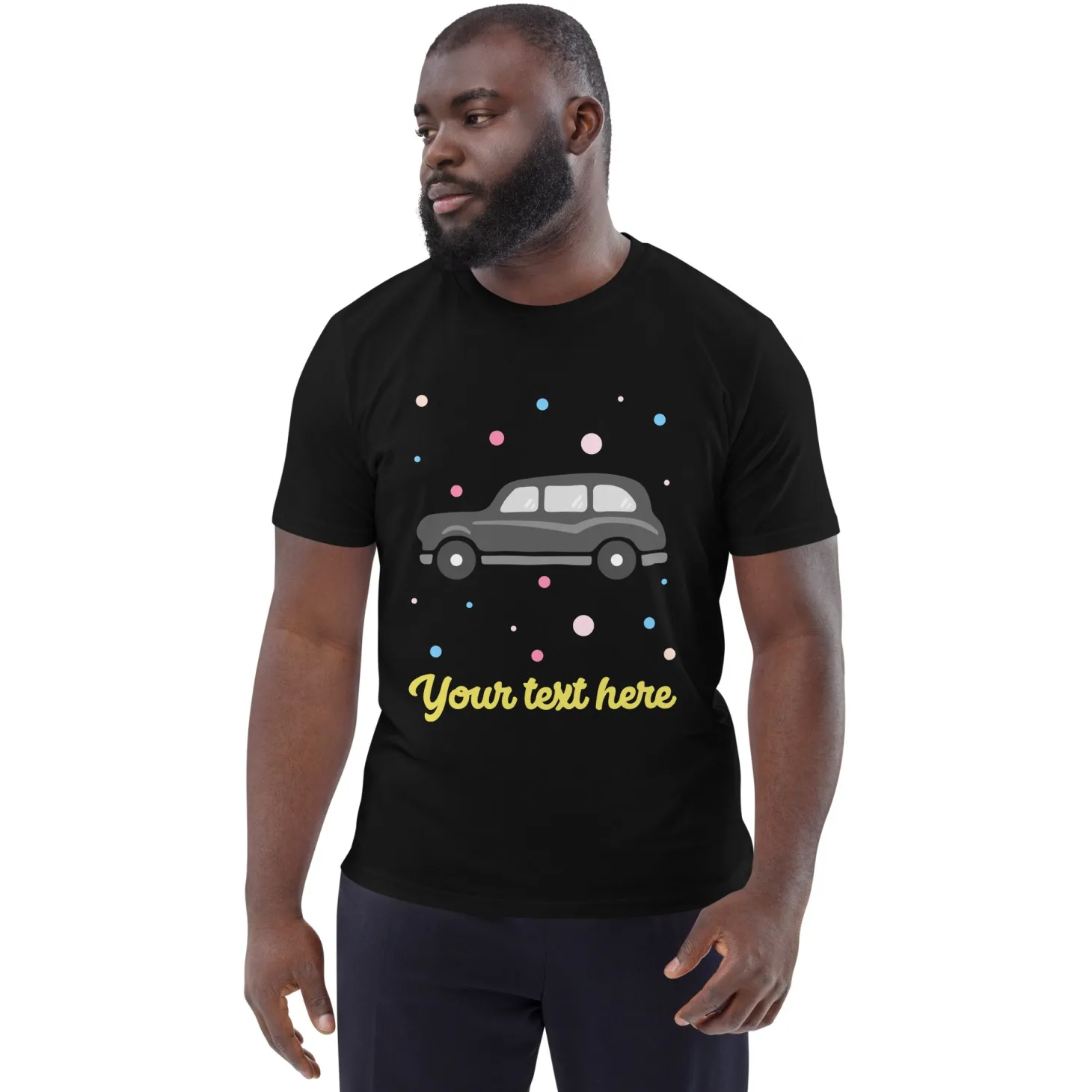 personalised_custom_text__organic_cotton_adults_unisex_tshirt__london_doodles__black_taxi_8.webp Fashion Personalised Custom Text - Organic Cotton Adults Unisex T-Shirt - London Doodles - Taxi Clothing | London Gifts