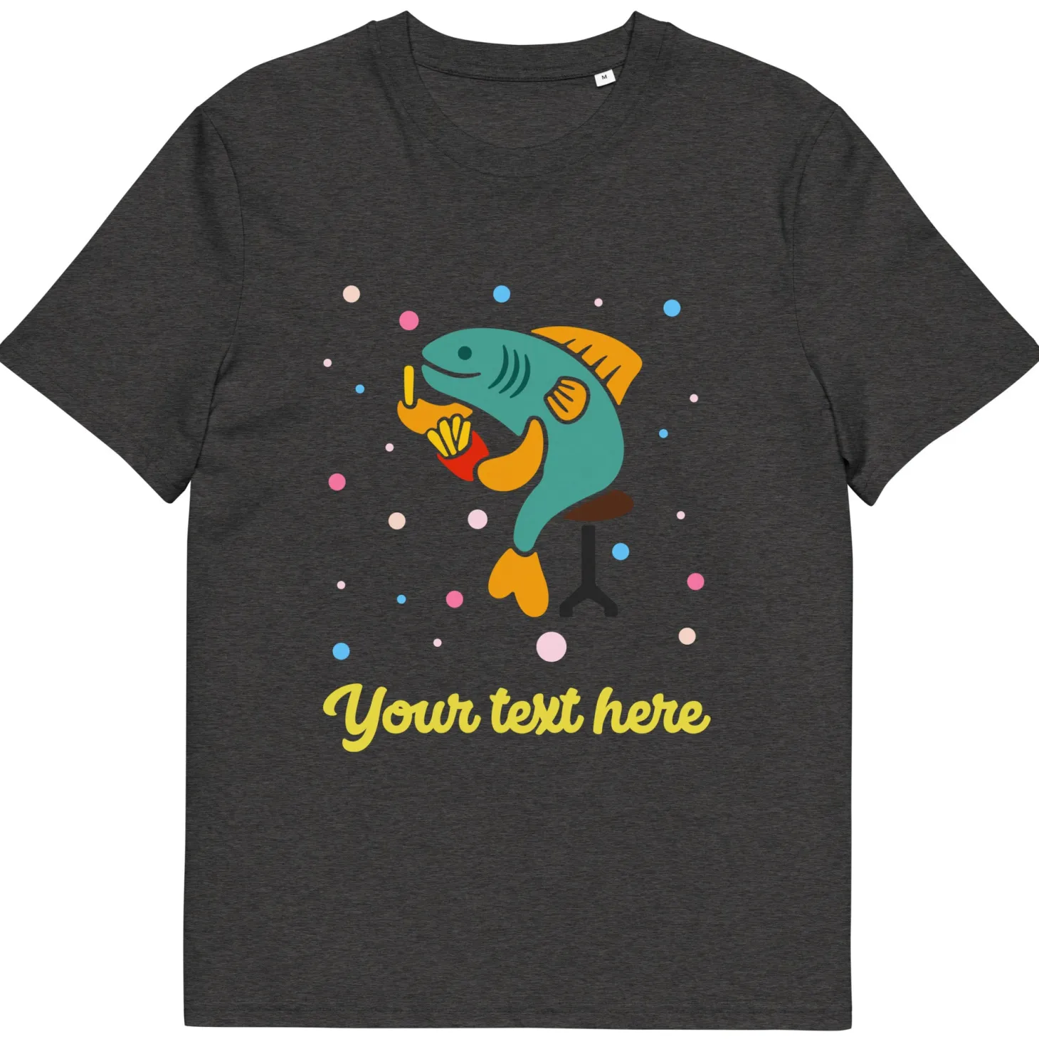 personalised_custom_text__organic_cotton_adults_unisex_tshirt__london_doodles__fish_amp_chips_3.webp Hot Personalised Custom Text - Organic Cotton Adults Unisex T-Shirt - London Doodles - Fish & Chips Clothing | London Gifts