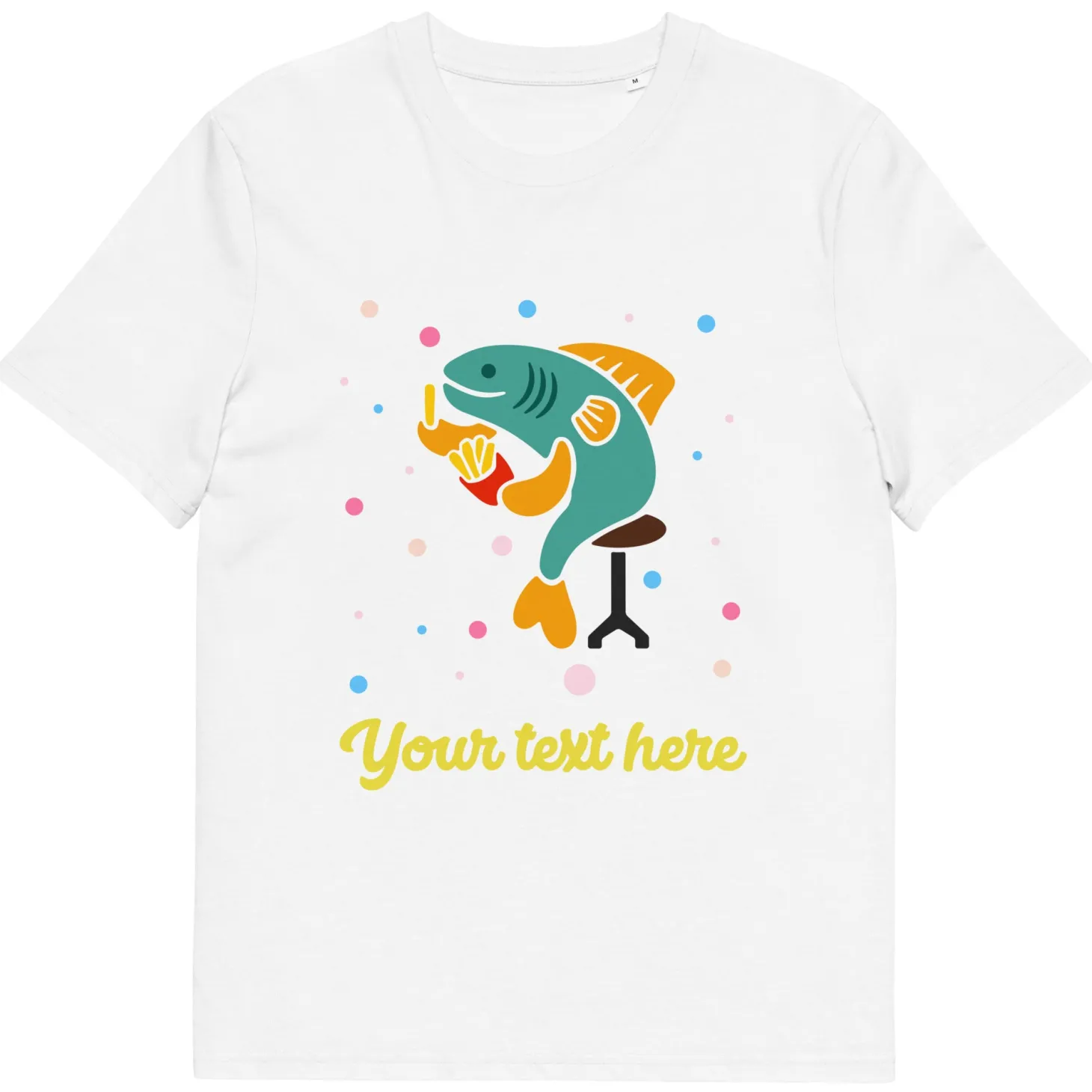 personalised_custom_text__organic_cotton_adults_unisex_tshirt__london_doodles__fish_amp_chips_6.webp Hot Personalised Custom Text - Organic Cotton Adults Unisex T-Shirt - London Doodles - Fish & Chips Clothing | London Gifts