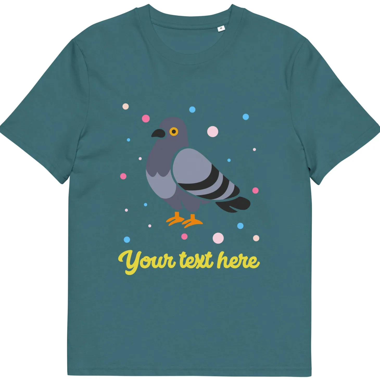 personalised_custom_text__organic_cotton_adults_unisex_tshirt__london_doodles__pigeon_4.webp Fashion Personalised Custom Text - Organic Cotton Adults Unisex T-Shirt - London Doodles - Pigeon Clothing | London Gifts