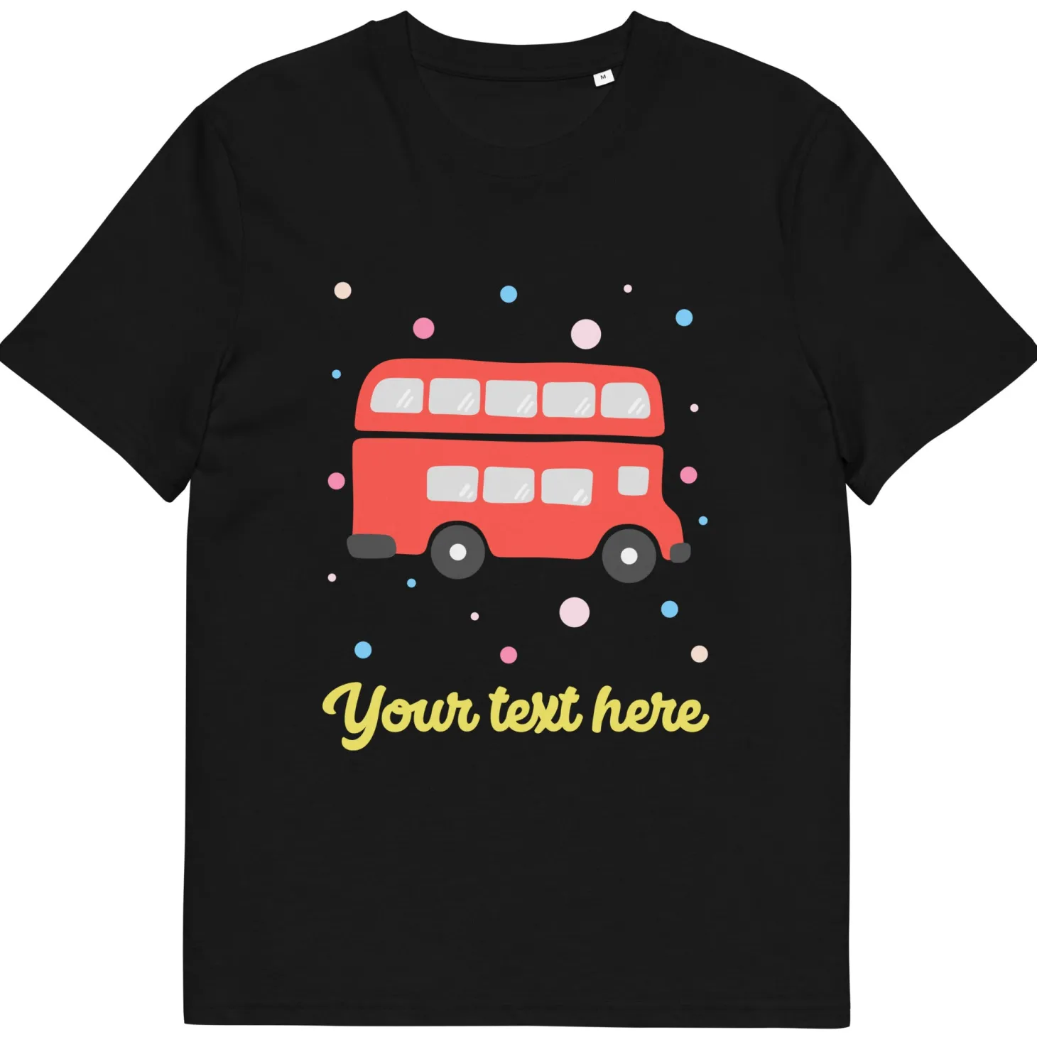 personalised_custom_text__organic_cotton_adults_unisex_tshirt__london_doodles__red_bus_2.webp Online Personalised Custom Text - Organic Cotton Adults Unisex T-Shirt - London Doodles - Red Bus Clothing | London Gifts