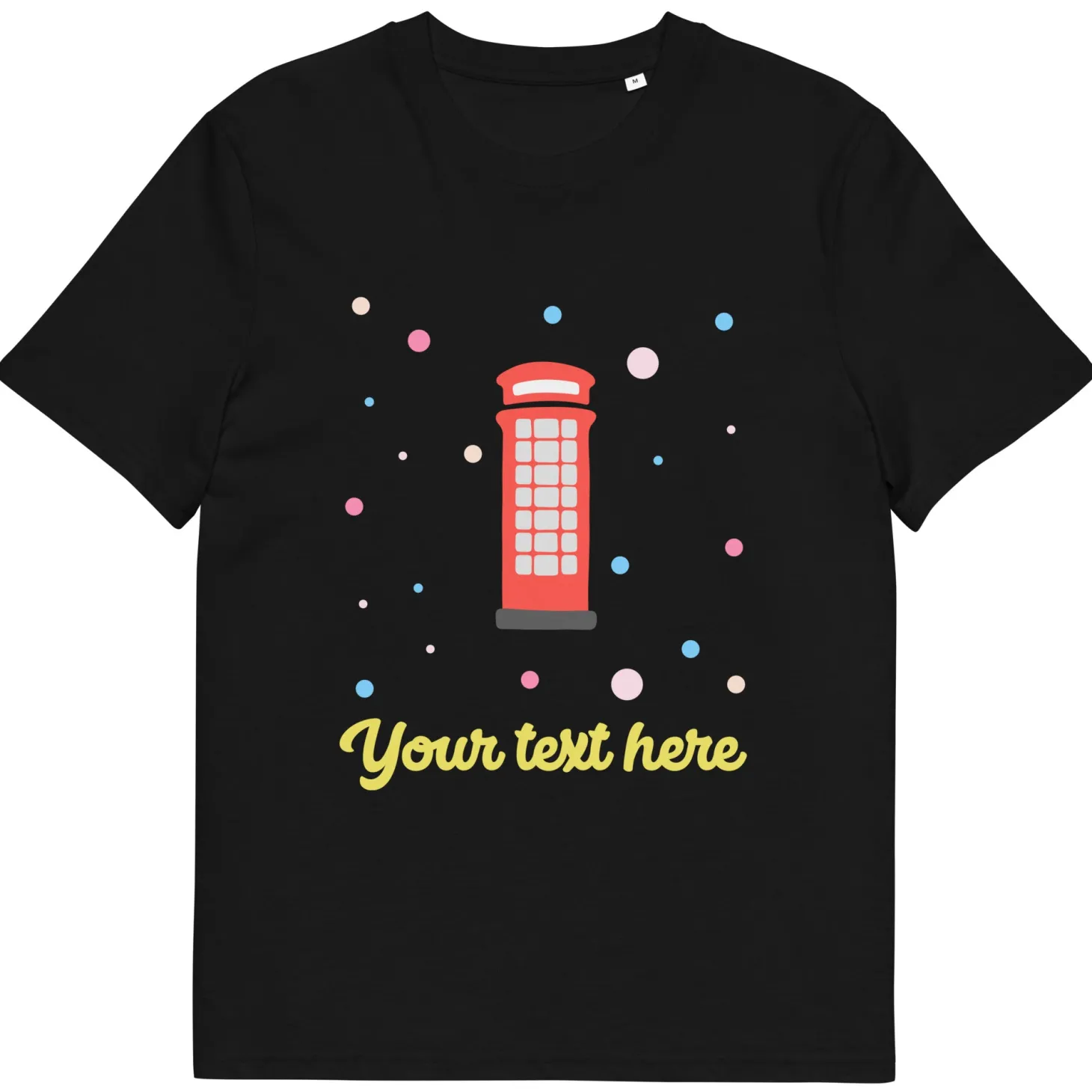 personalised_custom_text__organic_cotton_adults_unisex_tshirt__london_doodles__telephone_box_2.webp Flash Sale Personalised Custom Text - Organic Cotton Adults Unisex T-Shirt - London Doodles - Telephone Box Clothing | London Gifts