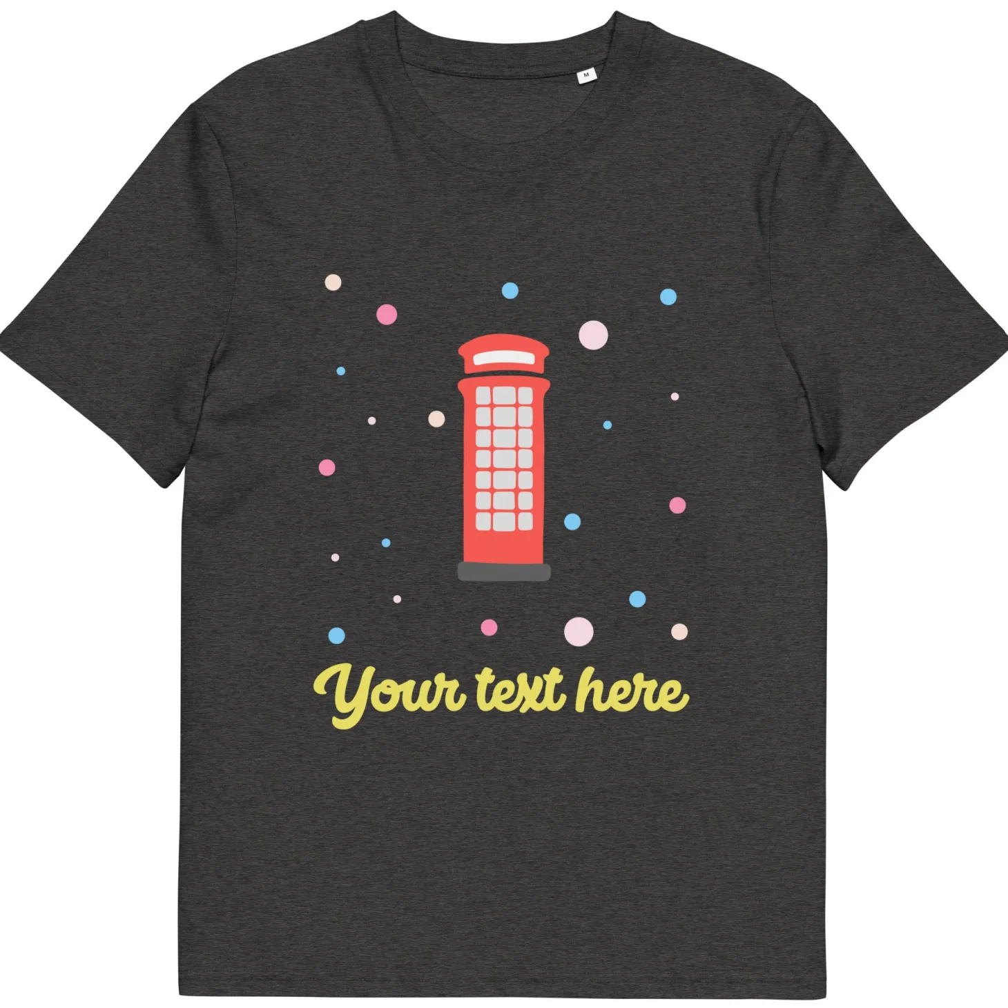 personalised_custom_text__organic_cotton_adults_unisex_tshirt__london_doodles__telephone_box_3.webp Flash Sale Personalised Custom Text - Organic Cotton Adults Unisex T-Shirt - London Doodles - Telephone Box Clothing | London Gifts