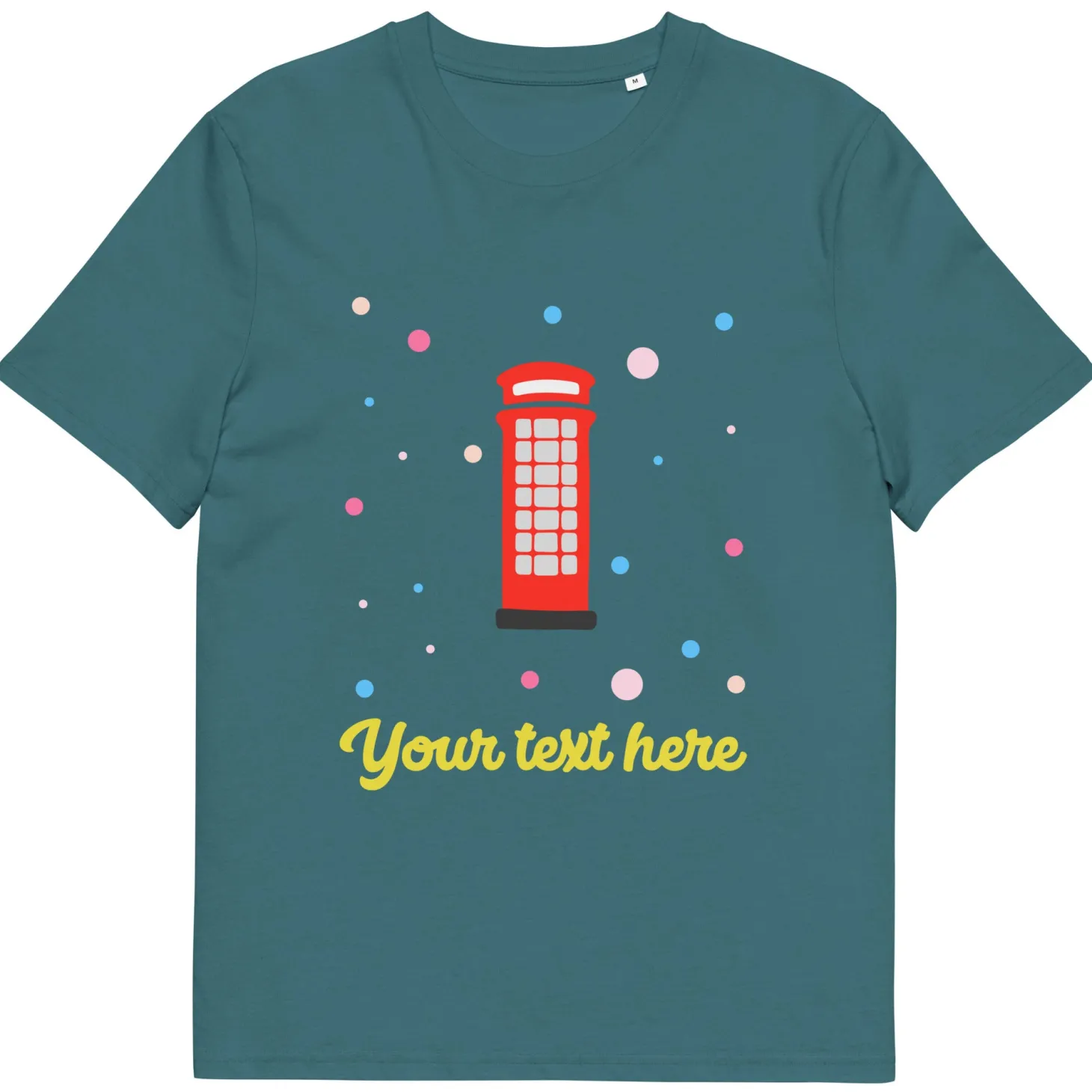 personalised_custom_text__organic_cotton_adults_unisex_tshirt__london_doodles__telephone_box_4.webp Flash Sale Personalised Custom Text - Organic Cotton Adults Unisex T-Shirt - London Doodles - Telephone Box Clothing | London Gifts