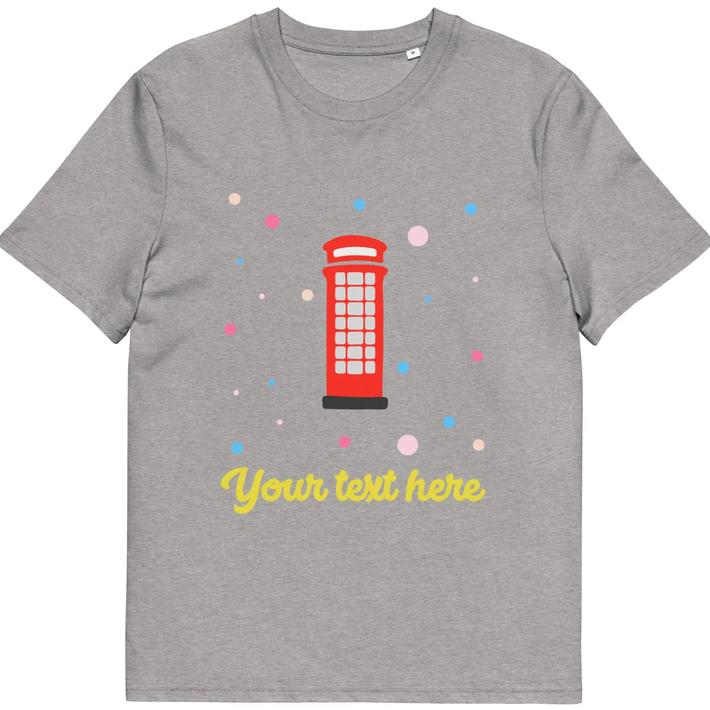 personalised_custom_text__organic_cotton_adults_unisex_tshirt__london_doodles__telephone_box_5.webp Flash Sale Personalised Custom Text - Organic Cotton Adults Unisex T-Shirt - London Doodles - Telephone Box Clothing | London Gifts