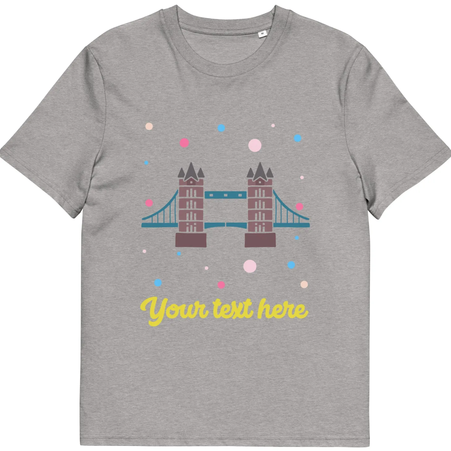personalised_custom_text__organic_cotton_adults_unisex_tshirt__london_doodles__tower_bridge_5.webp New Personalised Custom Text - Organic Cotton Adults Unisex T-Shirt - London Doodles - Tower Bridge Clothing | Tower Bridge Gifts