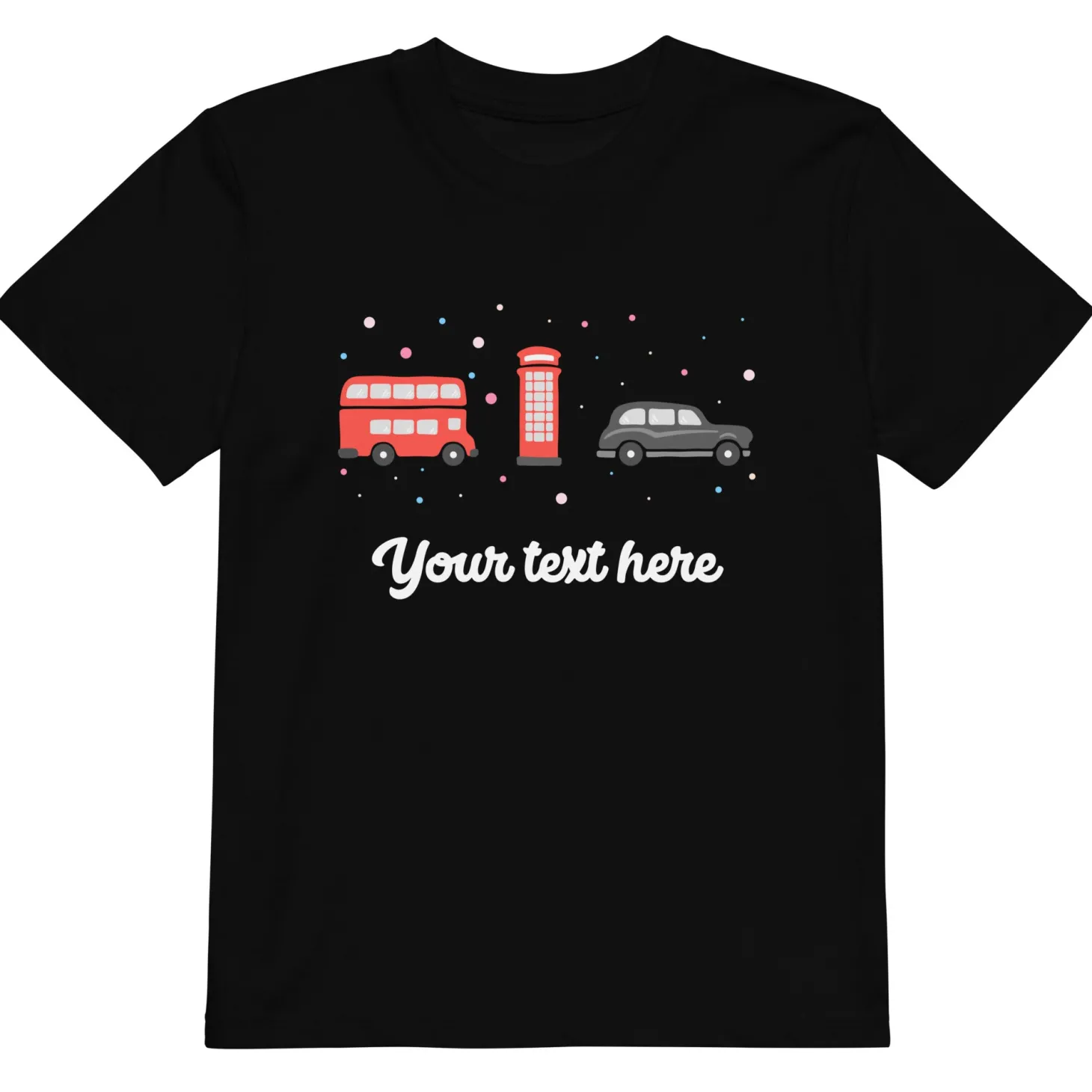 personalised_custom_text__organic_cotton_kids_tshirt__london_doodles__bus__telephone__taxi_0.webp Cheap Personalised Custom Text - Organic Cotton Kids T-Shirt - London Doodles - Bus / Telephone / Taxi Kids Clothing | Children & Baby Clothing