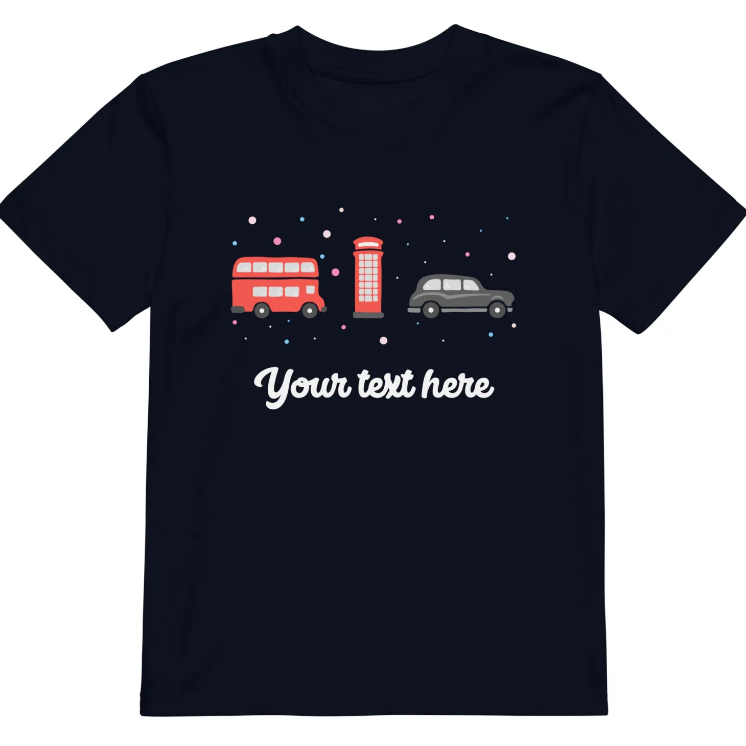 personalised_custom_text__organic_cotton_kids_tshirt__london_doodles__bus__telephone__taxi_3.webp Cheap Personalised Custom Text - Organic Cotton Kids T-Shirt - London Doodles - Bus / Telephone / Taxi Kids Clothing | Children & Baby Clothing
