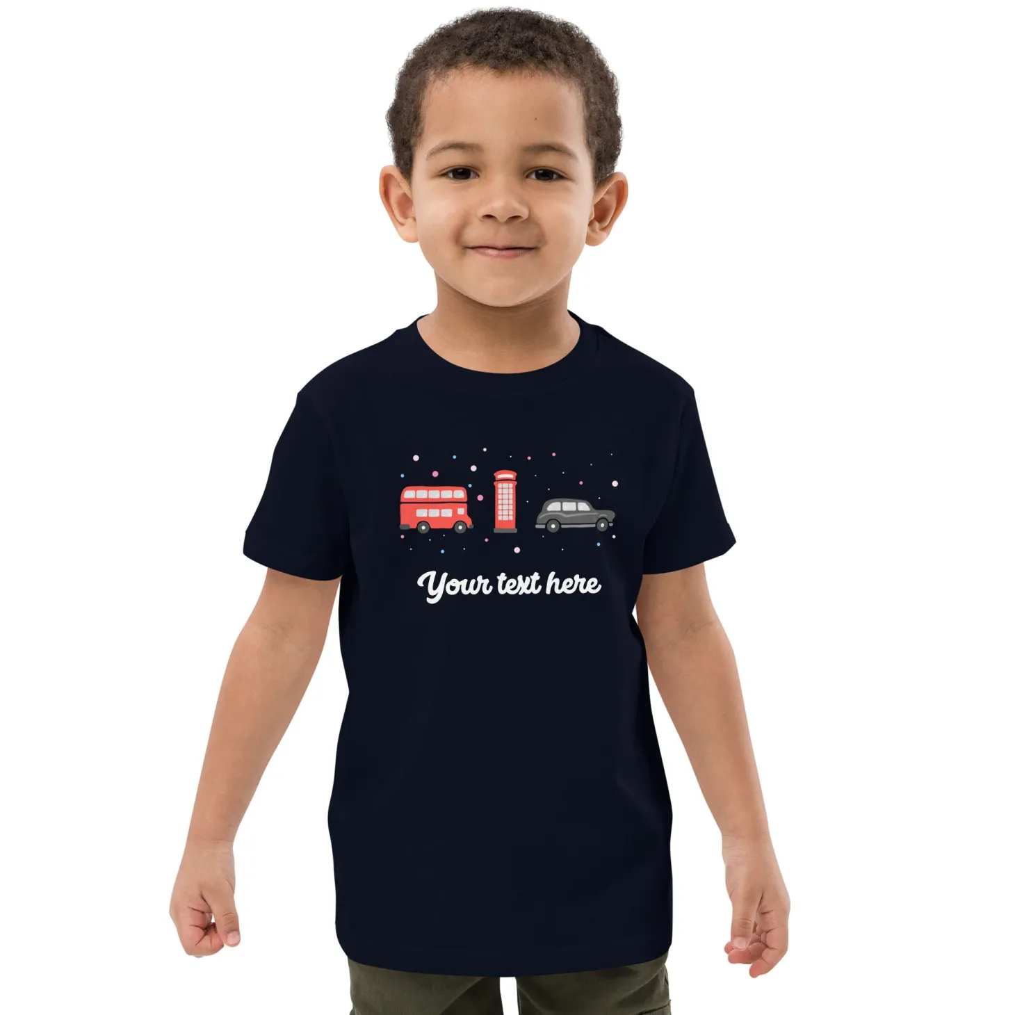 personalised_custom_text__organic_cotton_kids_tshirt__london_doodles__bus__telephone__taxi_4.webp Cheap Personalised Custom Text - Organic Cotton Kids T-Shirt - London Doodles - Bus / Telephone / Taxi Kids Clothing | Children & Baby Clothing