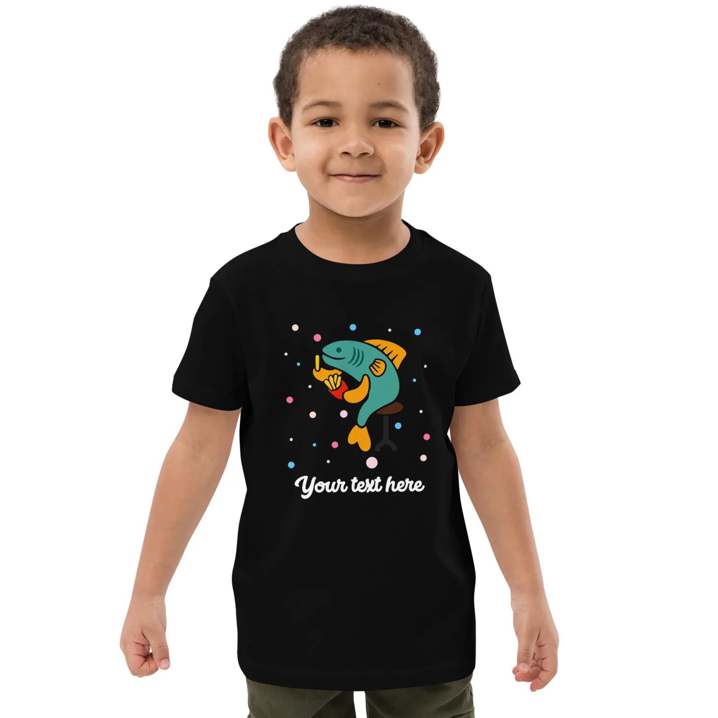 personalised_custom_text__organic_cotton_kids_tshirt__london_doodles__fish_amp_chips_1.webp Clearance Personalised Custom Text - Organic Cotton Kids T-Shirt - London Doodles - Fish & Chips Kids Clothing | Children & Baby Clothing