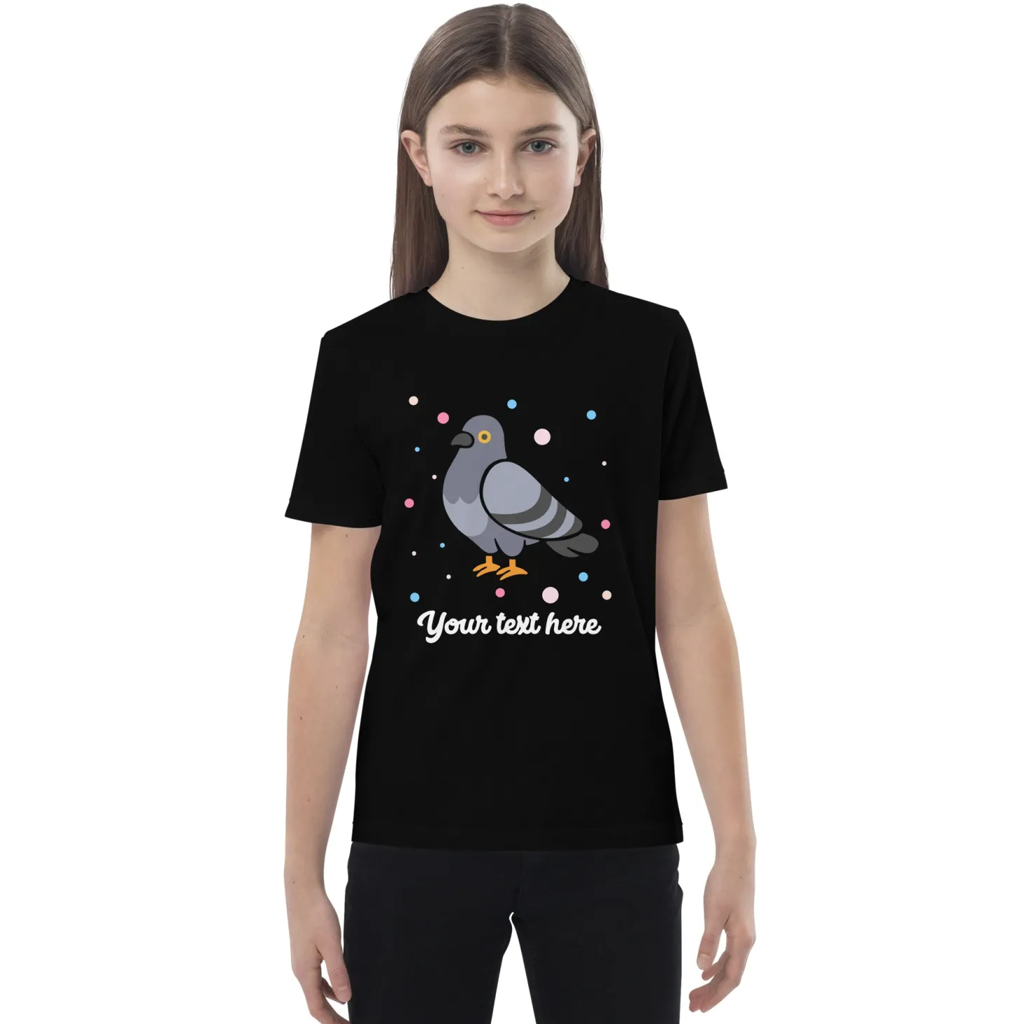personalised_custom_text__organic_cotton_kids_tshirt__london_doodles__pigeon_2.webp Sale Personalised Custom Text - Organic Cotton Kids T-Shirt - London Doodles - Pigeon Kids Clothing | Children & Baby Clothing