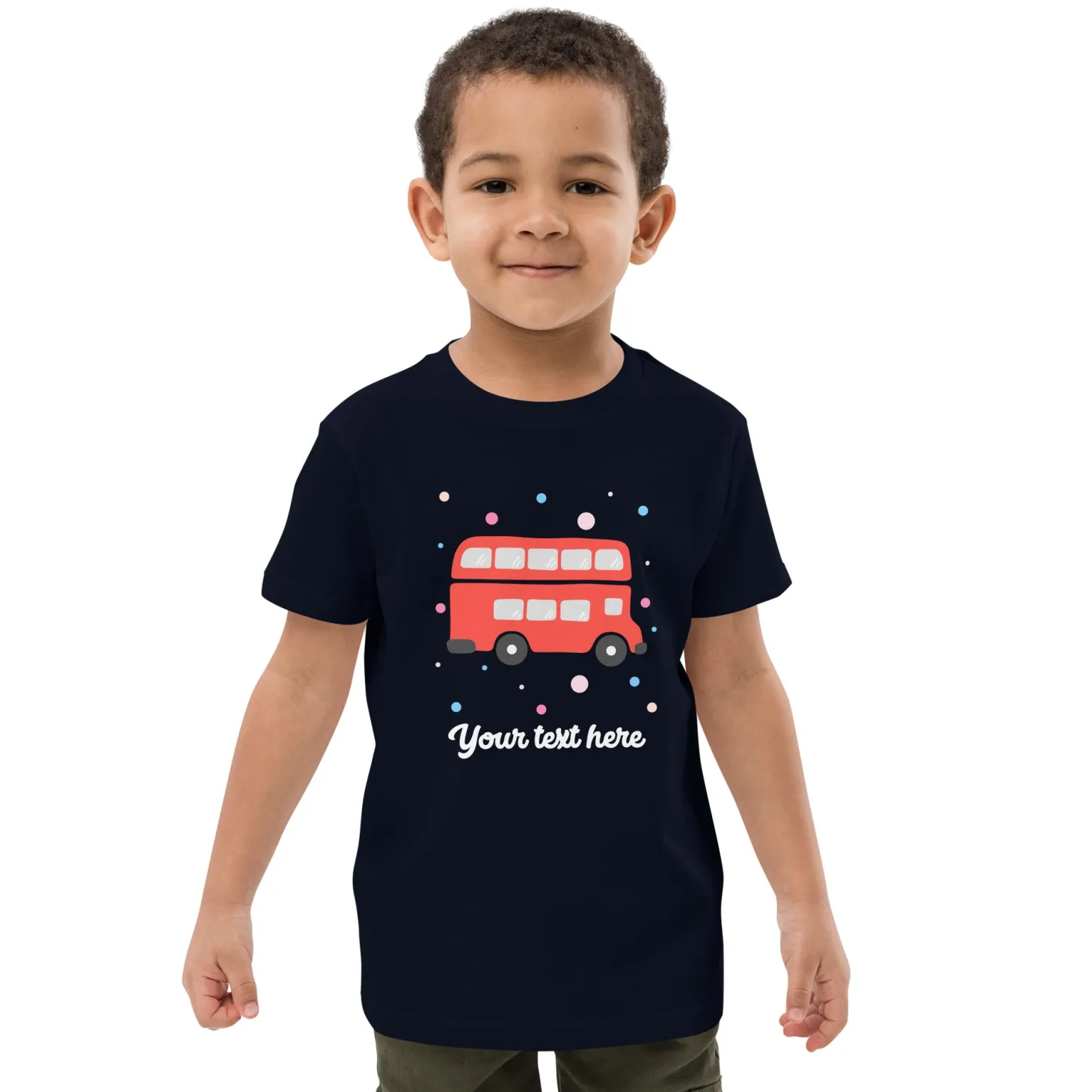 personalised_custom_text__organic_cotton_kids_tshirt__london_doodles__red_bus_4.webp New Personalised Custom Text - Organic Cotton Kids T-Shirt - London Doodles - Red Bus Kids Clothing | Children & Baby Clothing