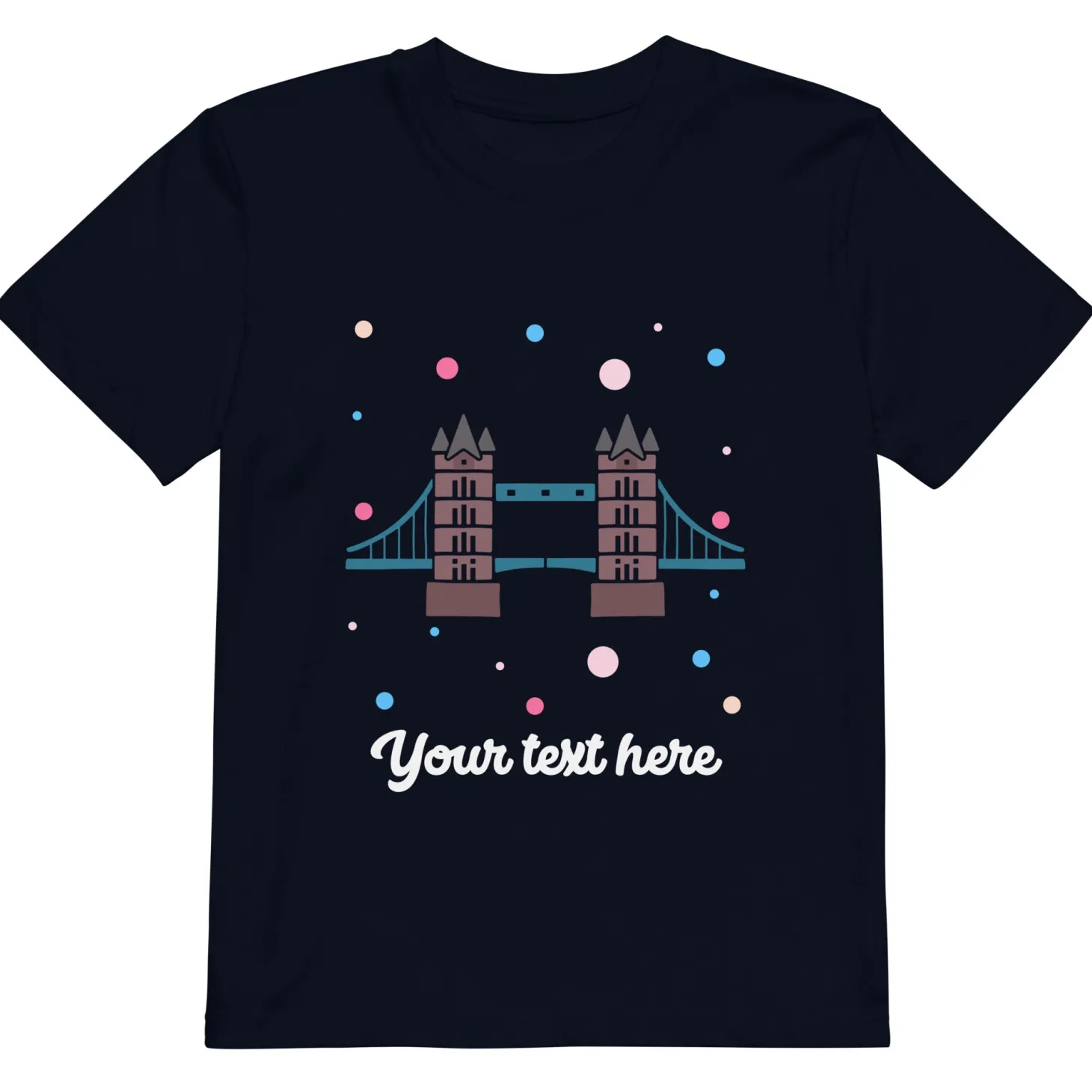 personalised_custom_text__organic_cotton_kids_tshirt__london_doodles__tower_bridge_3.webp Cheap Personalised Custom Text - Organic Cotton Kids T-Shirt - London Doodles - Tower Bridge Kids Clothing | Children & Baby Clothing